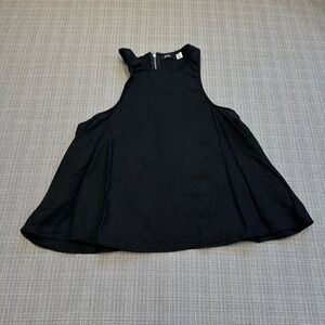 BDG Linen Blend Halter Swing Tank Top Size Medium Sleeveless Flowy Indie